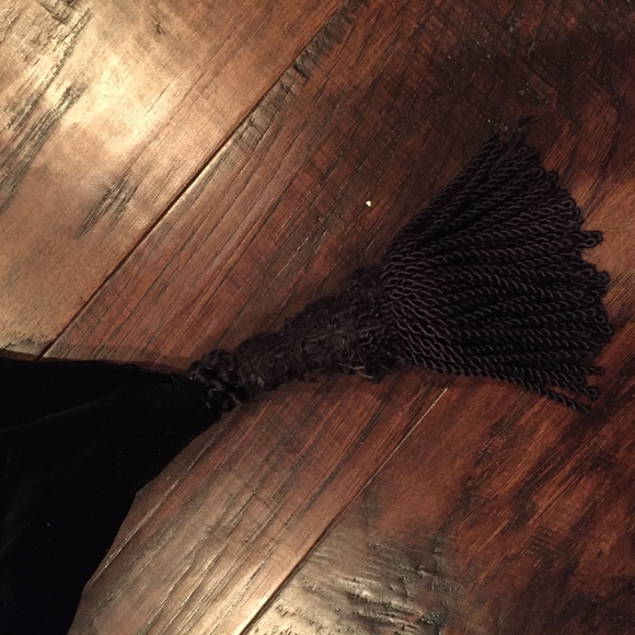 1920s Black Velvet Wrap-Stunning! - Picture 3 of 7